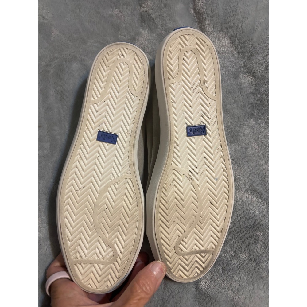 Keds Chillax Taupe Gray Canvas Slip On Sneakers WF65960 Womens 8.5 - Picture 4 of 5